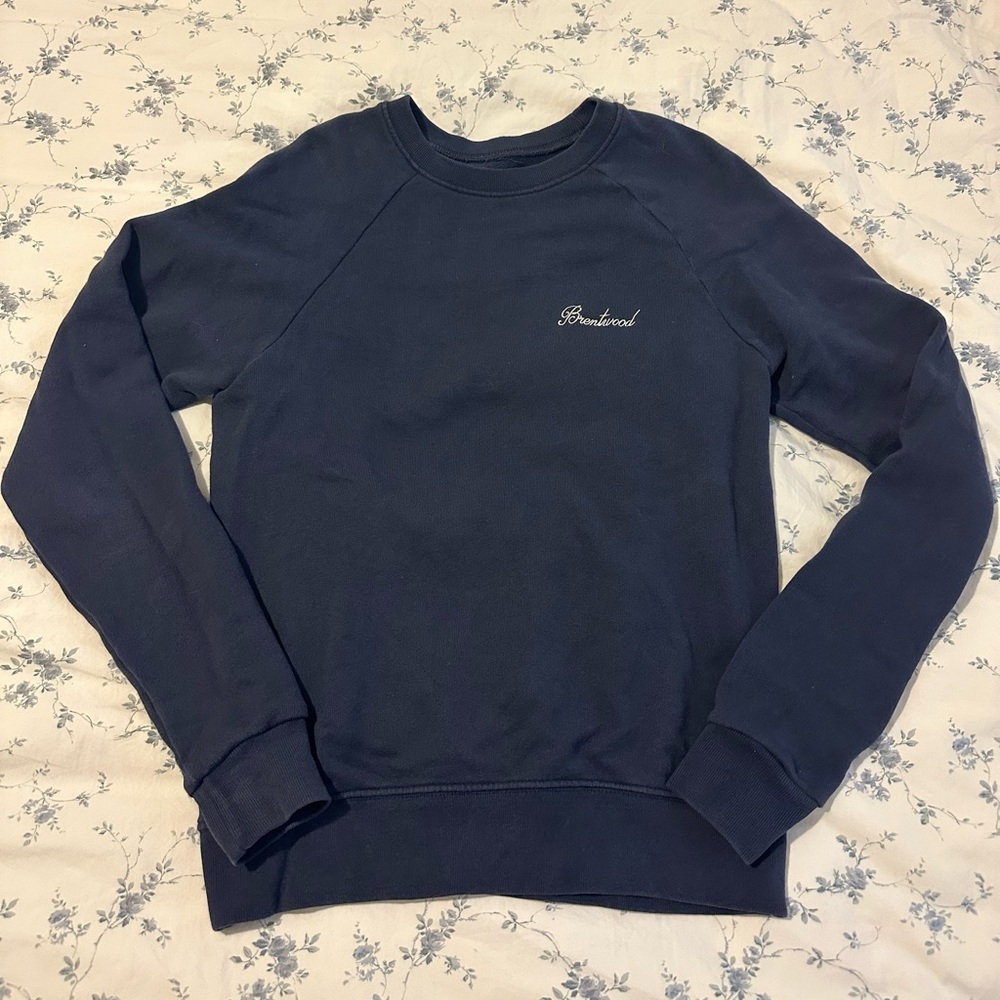 Brandy Melville Navy Brentwood Pullover Sweater - John Galt. One size